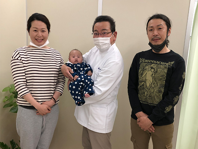 結婚4年目で待望の元気な男の赤ちゃん!!